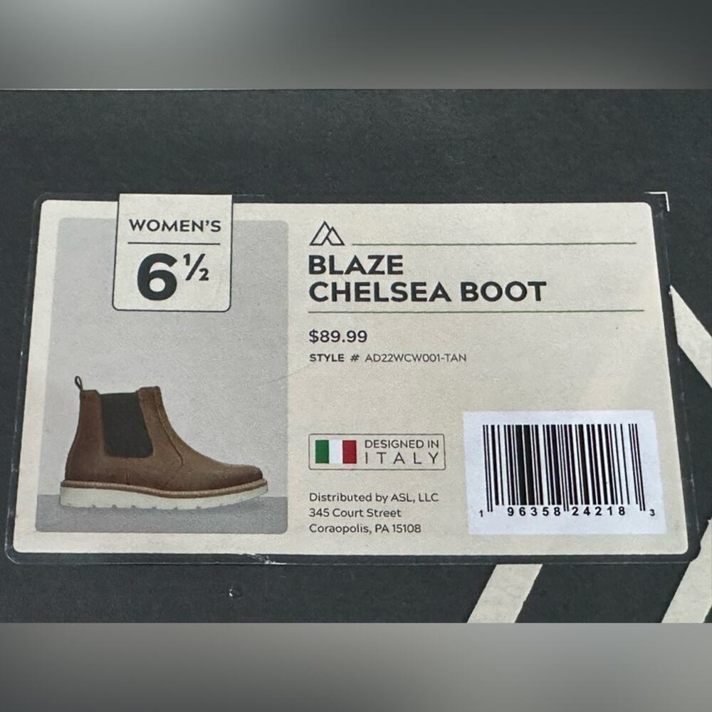 Alpine Design Women’s Light Brown/TAN Bottom Blaze Chelsea Boot AD22WCW001 - 6.5 - Picture 9 of 9
